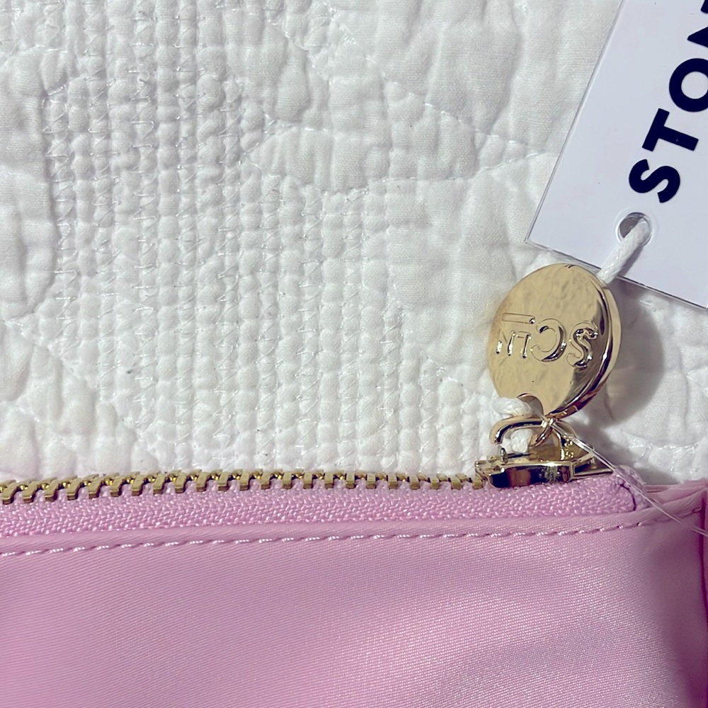 NWT Stoney Clover Clear Flat Pouch in Flamingo Color - Picture 3 of 4